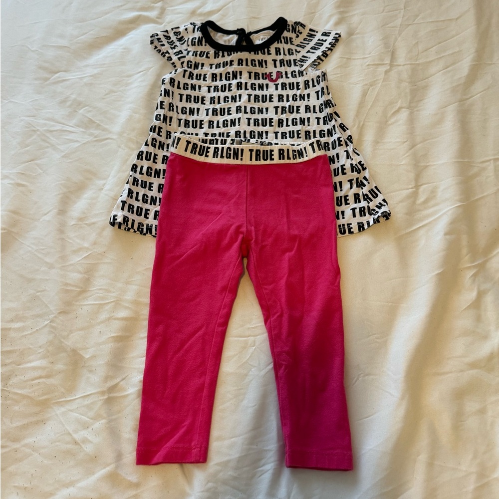 True Religion Legging and Shirt Set